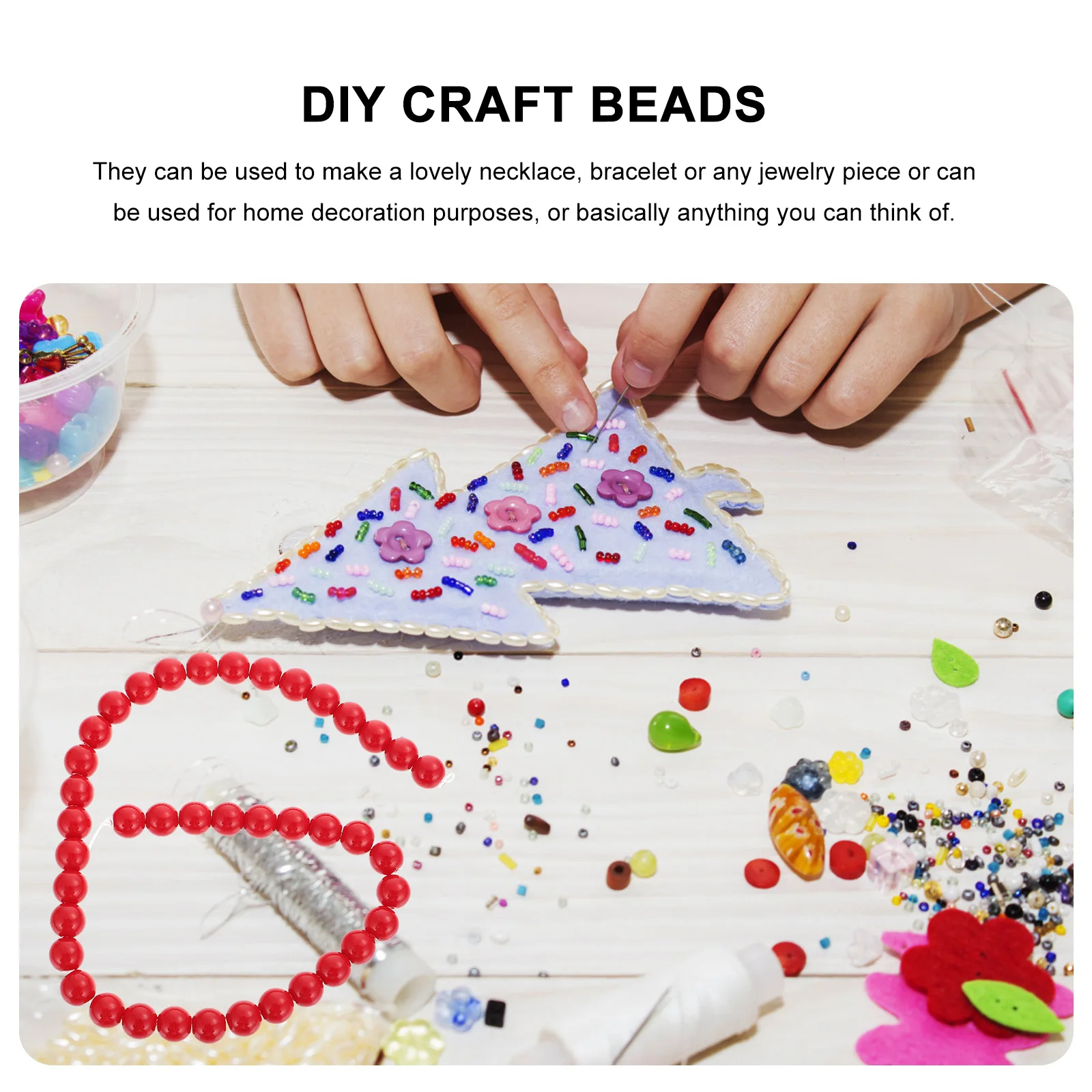 

Christmas Tree Ornaments Beading Supplies Creative DIY Accessories Jewelry Making Scattered Beads Craft