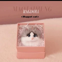 Cute Cat Animal Key Rings Kawaii Kitten Car Keychain Keyring Pendant Women Handbag Phone Decorative Gift