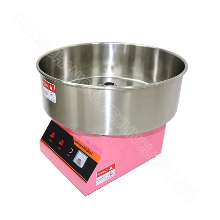 With Cart Sugar Cotton Automatic Candy Floss Machine