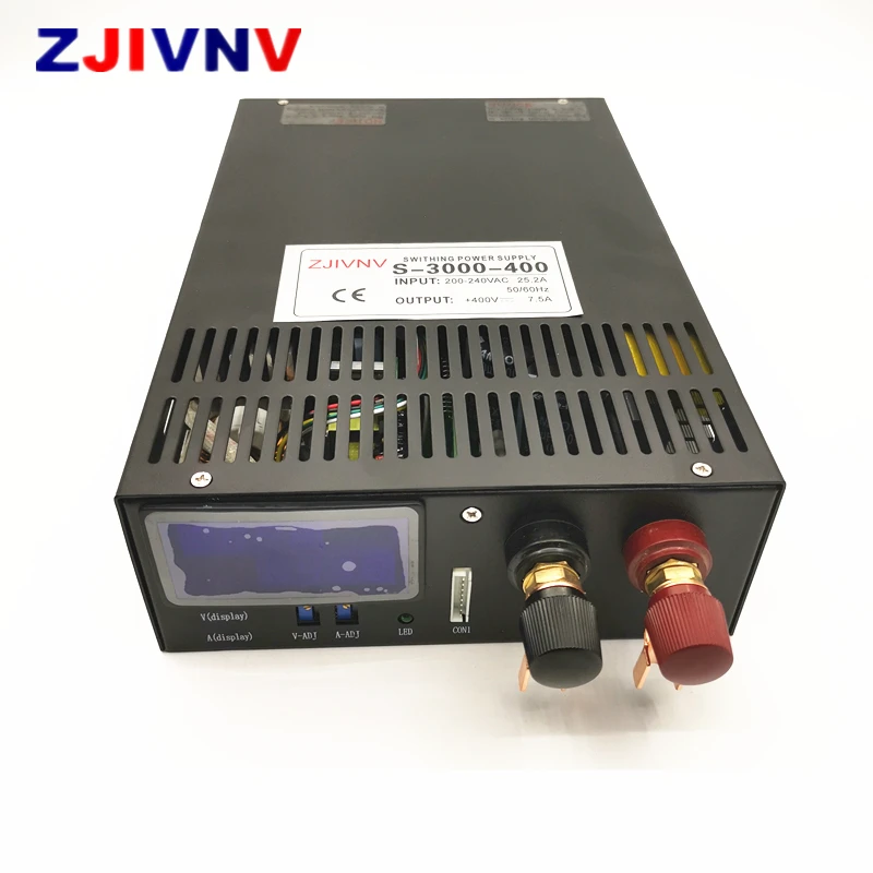 Digital Display Switching Power Supply Attractive Price AC To DC Power: 3000W 350V 8.5A Output Voltage And Current Adjustable