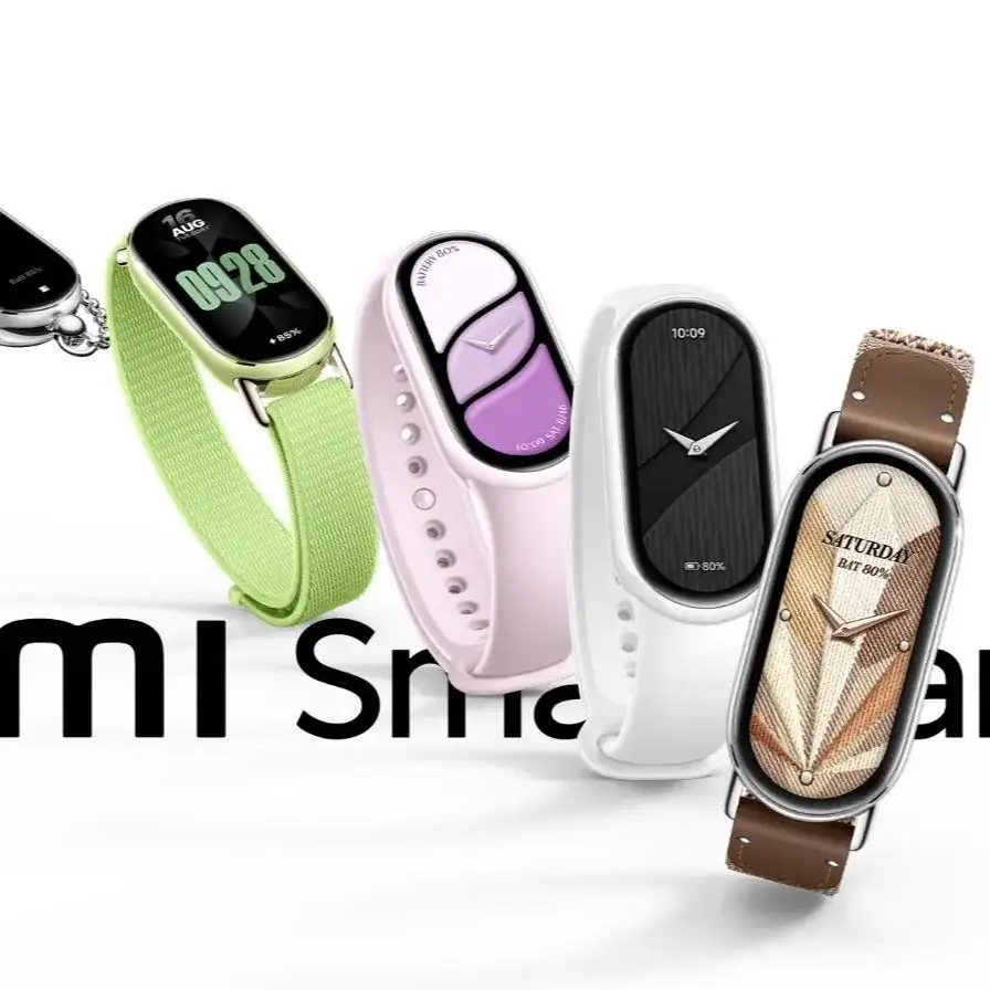

(Только аксессуар) Официальный оригинальный браслет из натуральной кожи Xiaomi Band 10, NFC Band 9 8, модная замена