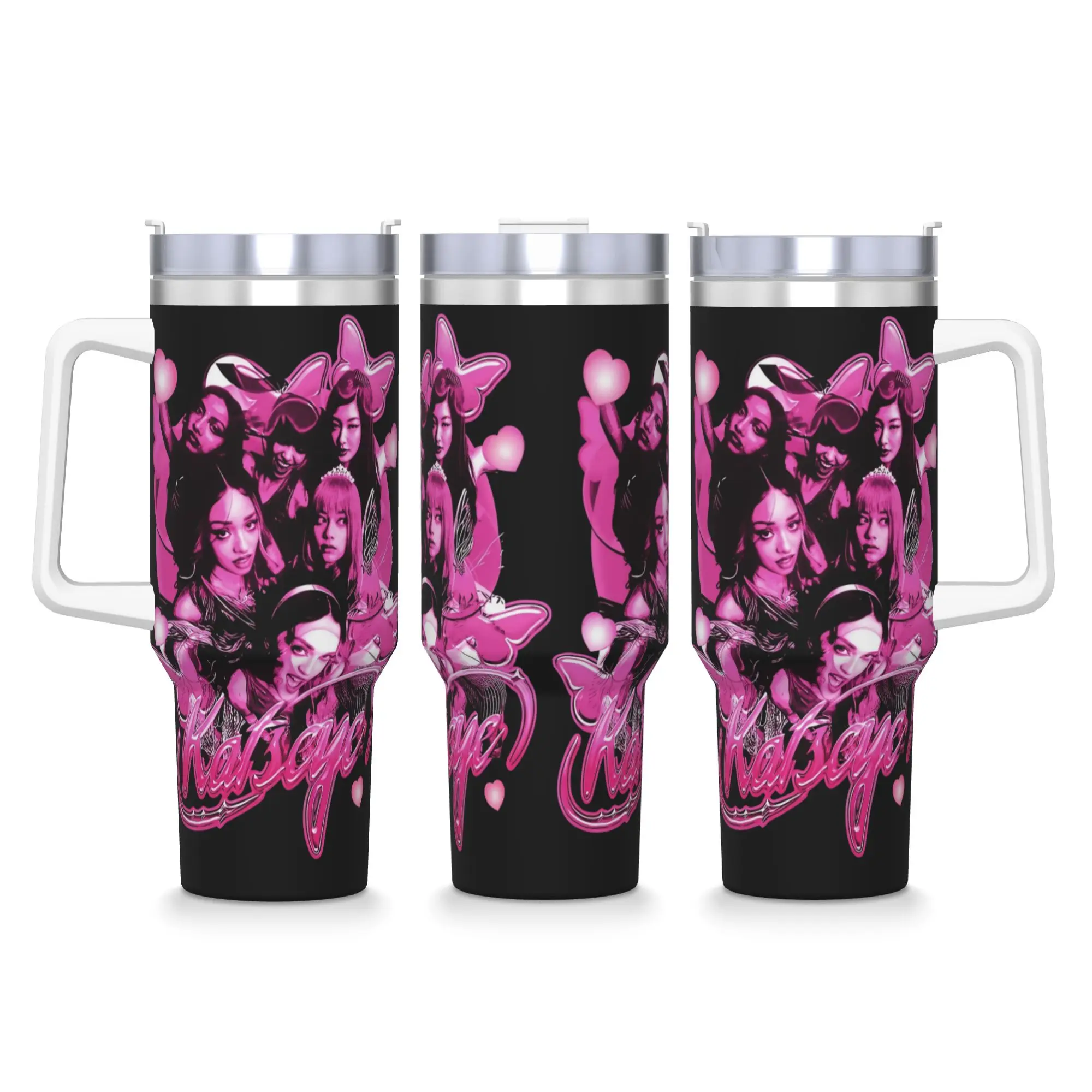 

Stainless Steel Tumbler Katseye Kpop Girl Group Thermal Mug Portable Hot Drinks Mugs Cup Travelist Water Bottle
