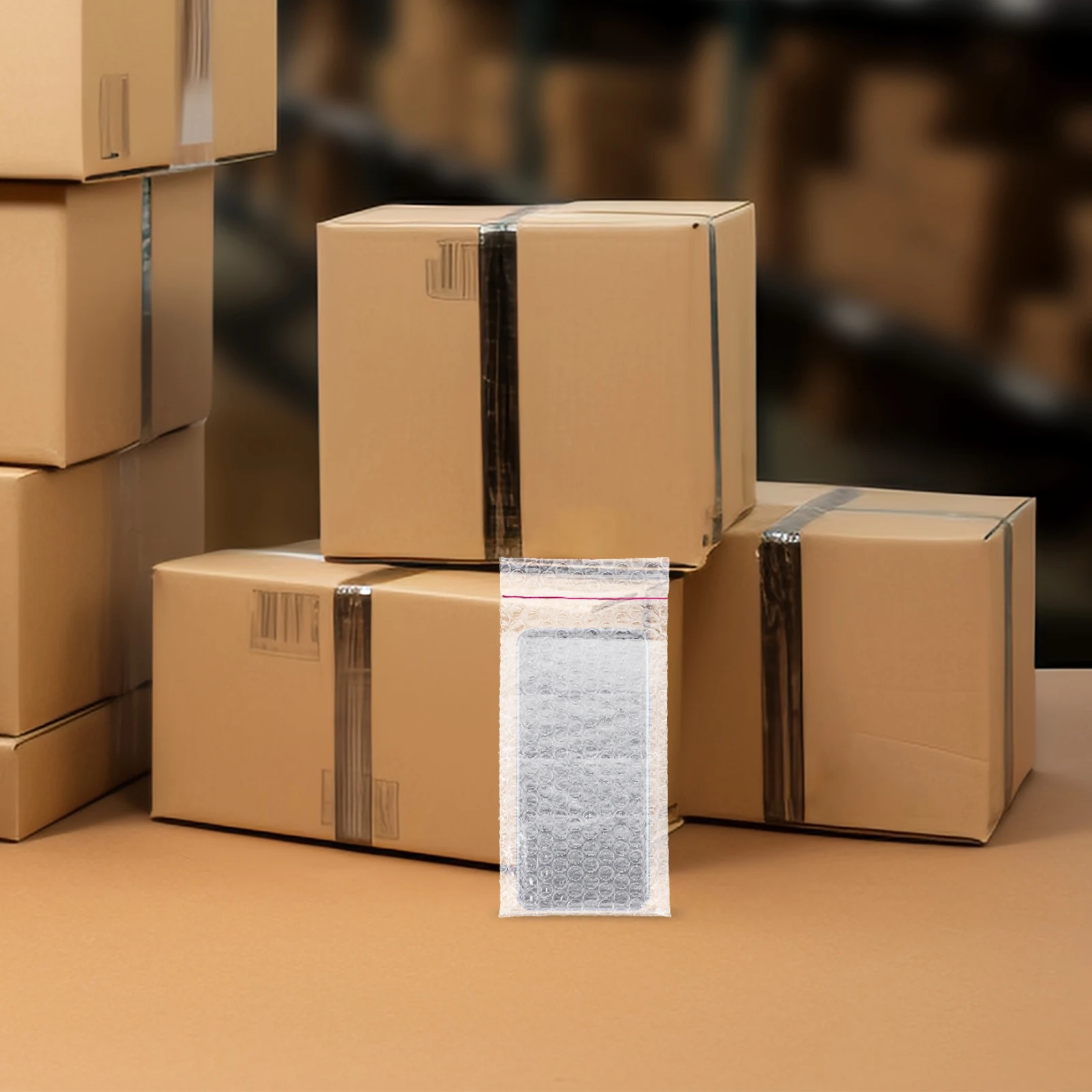 

50Pcs Shockproof Bubble Bags Heavy Duty Self-Sealing Plastic Mailers for Jewelry Socks Crafts Lightweight Tear Resistant