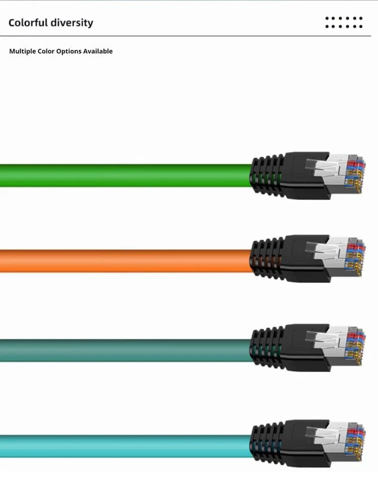 High Flexibility Industrial Ethernet Profinet Bus Cable  Double Shielded Servo EtherCAT Drag Chain Cat5e Cat6a Towline Wire