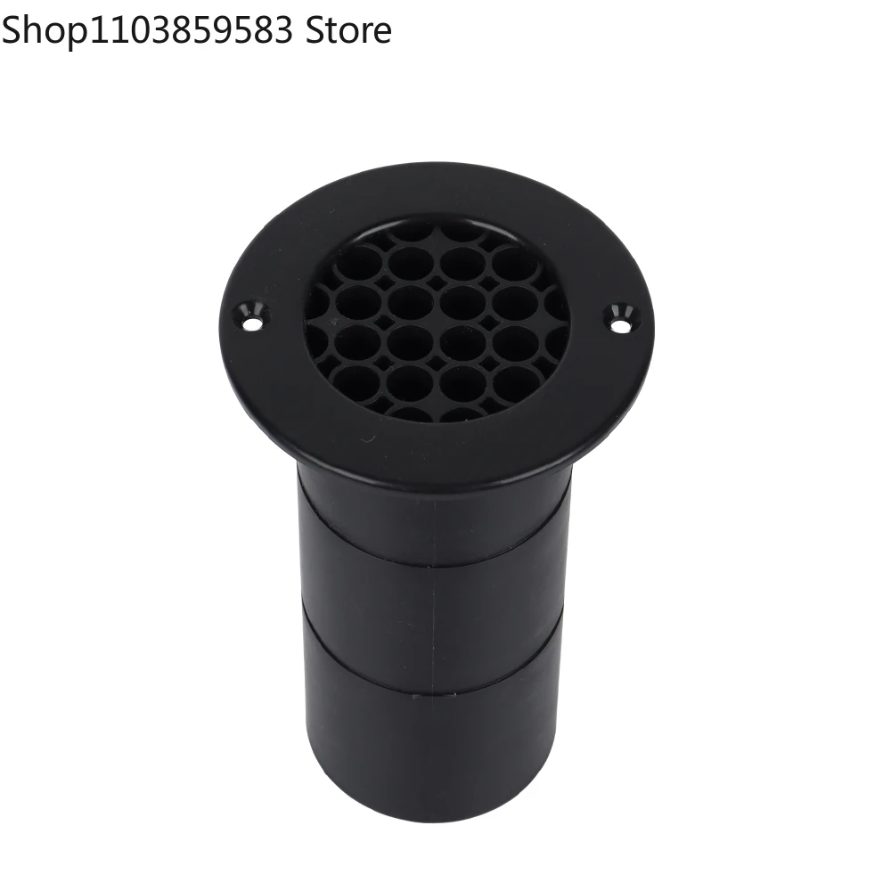 （Customization ）Caravan Motorhome Gas Drop Out Round Floor Vent Black 75mm X 120mm Campervan RV Camper Accessories Replacement