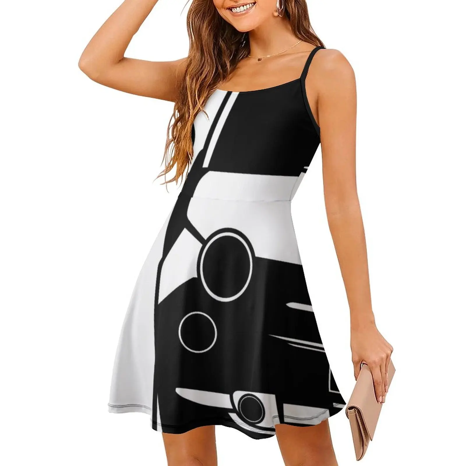 فستان حفلات أنيق للسيدات من أبارث 500 على شكل حرف A مع خيارات قصيرة/طويلة/بدون أكمام 500 أبارث أبارث 500 Andr56 Party #3