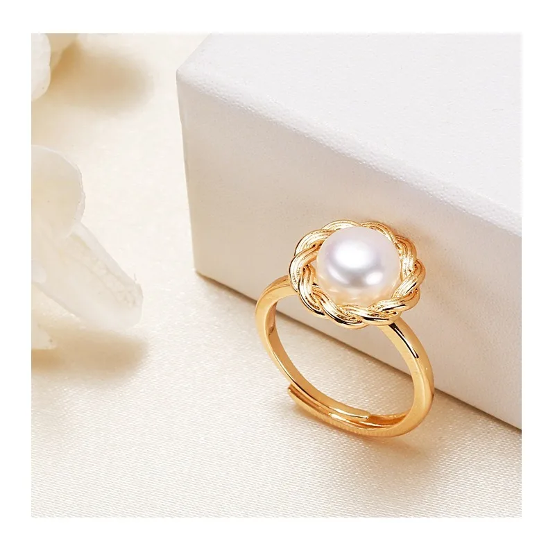 

Jewelry Pearl Ring Earrings Stud Earrings Set Ethnic Style Pearl Pendant Freshwater Pearl Necklace Women