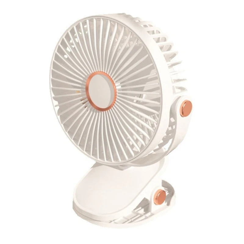 USB Clip on Fan Mini Portable Clip Fan 360Degree Rotation Strong Wind Desktop Cooling Fan Summer Air Cooler Fan Dropshipping