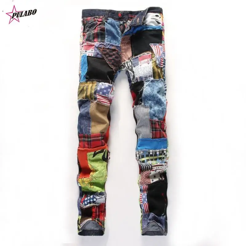 

PULABO Women’s Cartoon Printed Jeans Atumn Winter Girls Harem Pant Trousers Single Breasted Pants Denim Female Hight Waist Denim