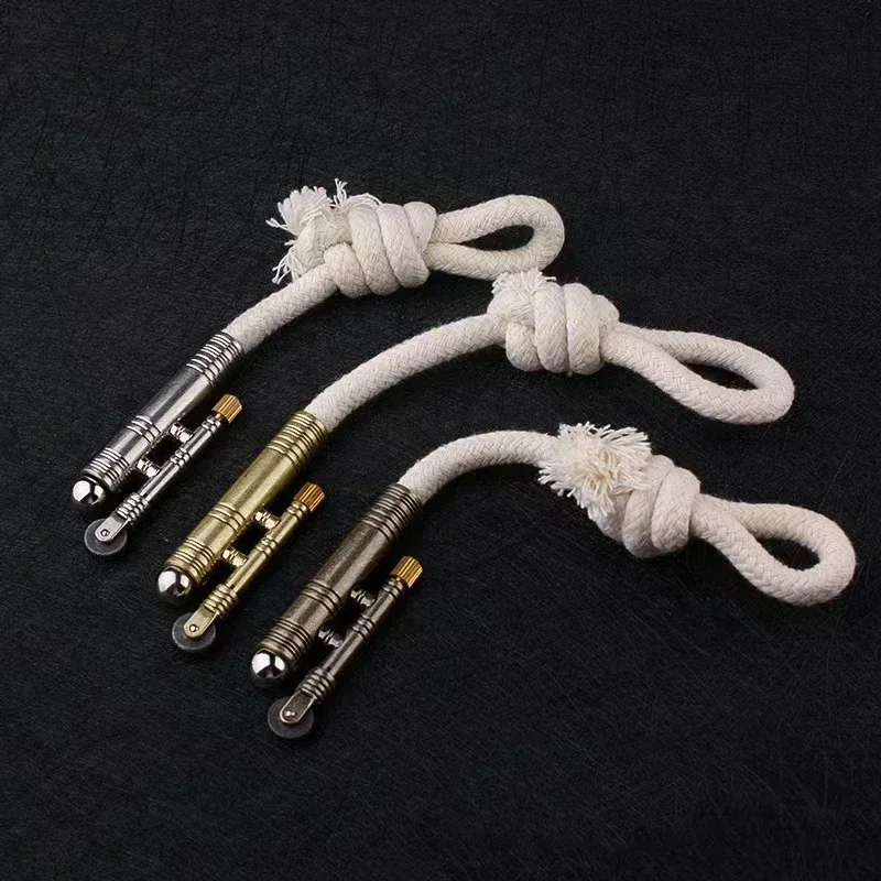 

Металлическая ветрозащитная зажигалка с тросиком для спичек, для кемпинга, выживания, ретро-стиль, винтажная, для прикуривания, аксессуары для курения, гаджеты, подарки для мужчин