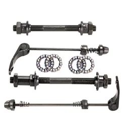 Bike Axle Quick Release Skewer Front Rear Bicycle Axle Wheel Hub With 25mm Hub Bearings Fit for Road Bike, Mountain Bike, MTB
