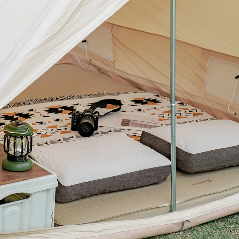 

Подушка из пены с эффектом памяти — портативная подушка для кемпинга и путешествий, квадратная подушка для сна в форме сыра для дома и лагеря, удобная и C