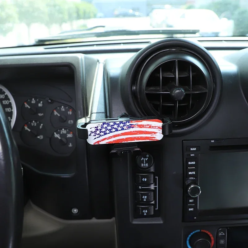 

Для 03-07 Hummer H2 кронштейн для мобильного телефона/инструмент центрального управления кронштейн для мобильного телефона держатель национального флага аксессуары