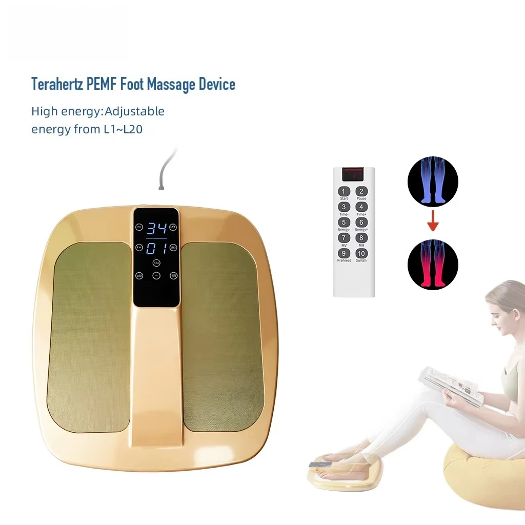 

Foot Massager Olylife P90 THZ Therapy Remote Control Boosts Circulation Alleviates Pressure Provides Effective Pain DY-FM06