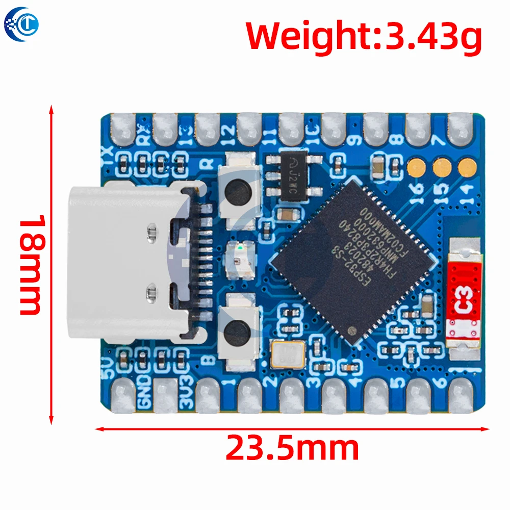 ESP32-S3-Zero Mini Development Board WiFi Bluetooth Ultra-small Size ESP32 C3 S3 ESP 32