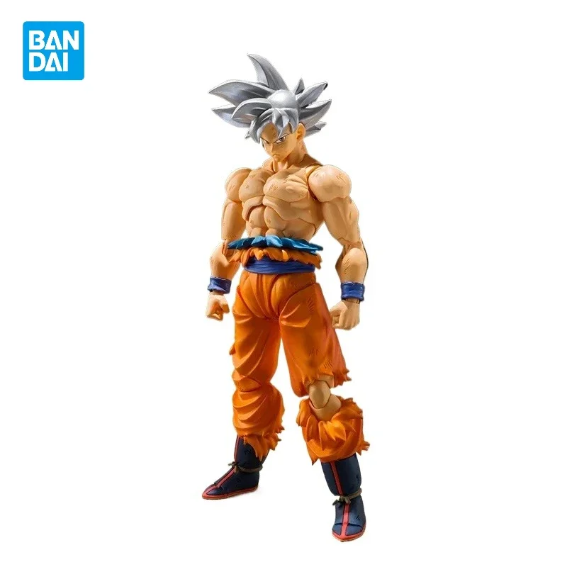 

Original BANDAI S.H.Figuarts SHF Dragon Ball Super Son Goku Ultra Instinct Anime Action Figures Model Toy Hoilday Gifts In Stock