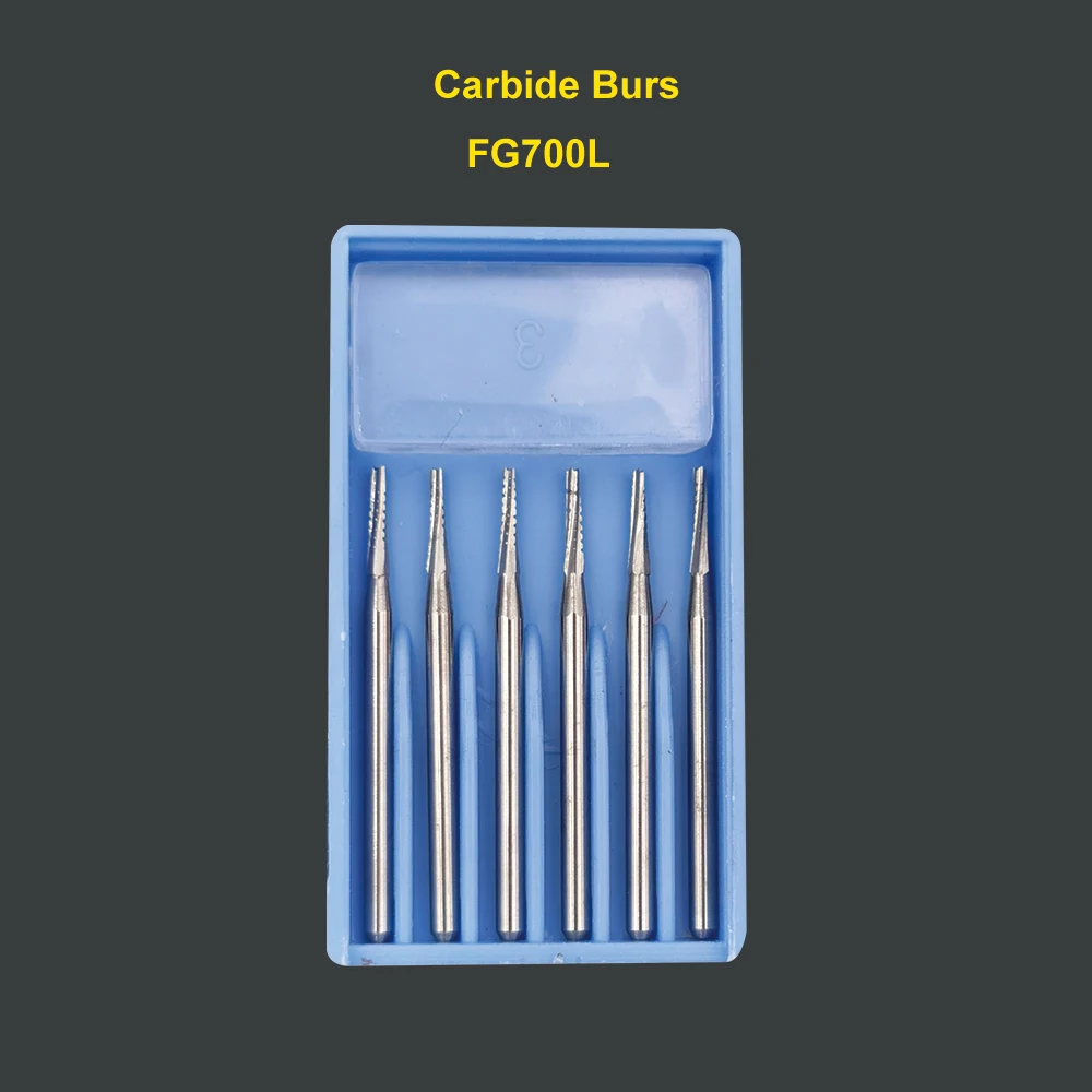 5pack Dental Carbide Burs FG700 FG701 6pcs/box FG Surgical Endodontic Tungsten Burs Bone Cutters Drill Dental Tools