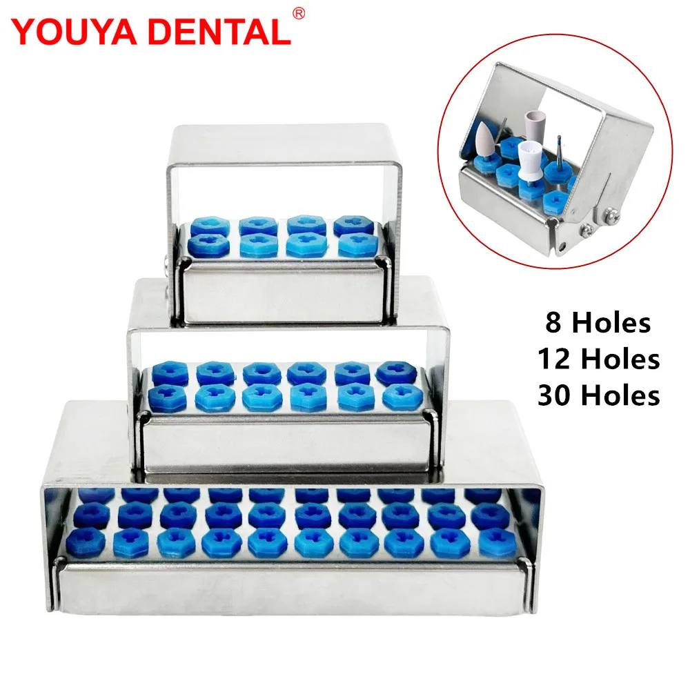 

8/12/30 отверстий, держатель для стоматологических боров, автоклав, стерилизатор, эндофайл, дезинфекционная коробка, органайзер, сверла для имплантатов, насадки для скалера, блок