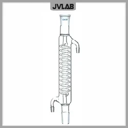 Serpentine Condenser Lab Glassware Condenser Suitable For Vertical Distillation Or Reflux Device Length 300mm OD 35mm Mouth 24mm