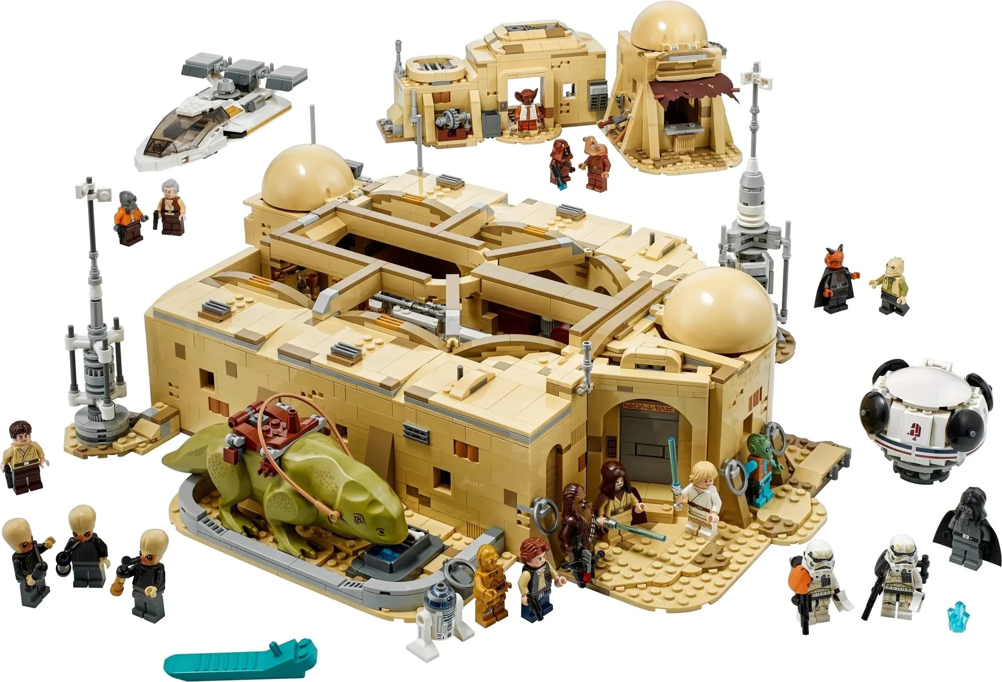 

75290 New Mos Eisley Bistro Wars 3187pcs The Rise of Skywalker Building Blocks 60016 Toys For Children