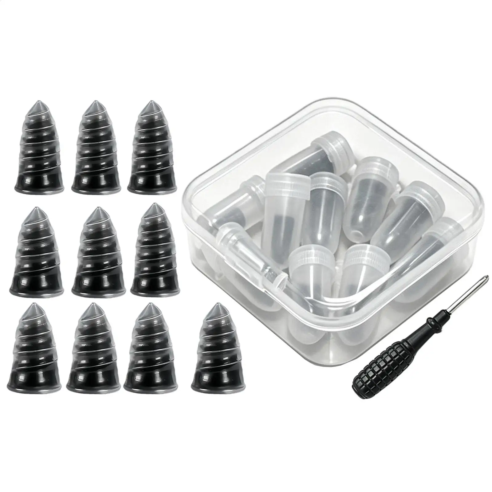 Tire Plugs Screw Type Universal Multi-Size Fast Heavy Duty Tire Puncture Repair Kit Screws For Vehicle Automotive Garage Highway
