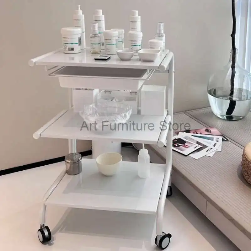 タトゥーツールサロントロリーユーティリティクリーニングストレージローリングサロントロリー医療高級カリート補助サロン家具BL50ST