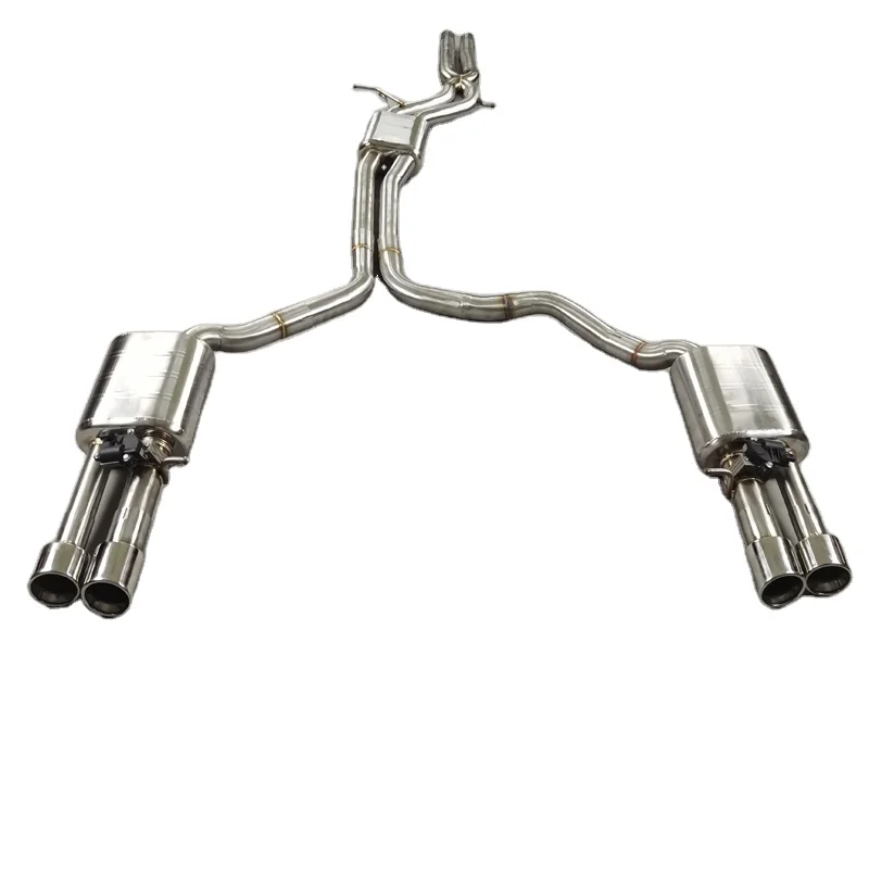 

Высококачественная автомобильная выхлопная система для A6 3.0T 2,5, смена S6, диффузор, выхлопная труба Catback