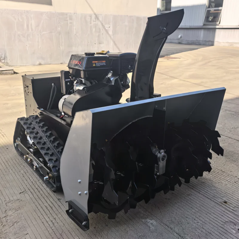 Remote Control Snow Thrower Tracked  for Winter Park Lawn Snow Removal Remote Control