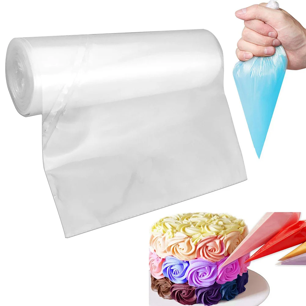 

2 Rolls Thickened Disposable Cake Decorating Bags Pastry Bags for Piping Icing Cream Cupcake Decoration