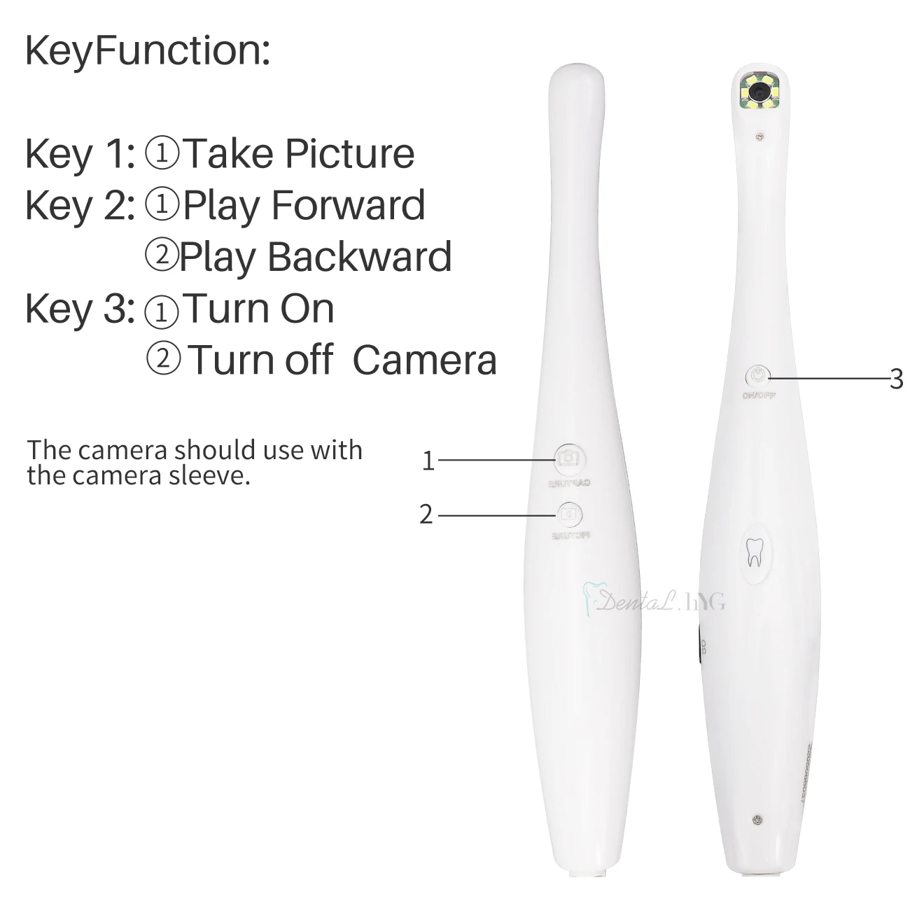 Vga Tv Out Zet Intra Orale Camera Endoscoop Led Intraoral Camera Usb Type Met Sd-kaart