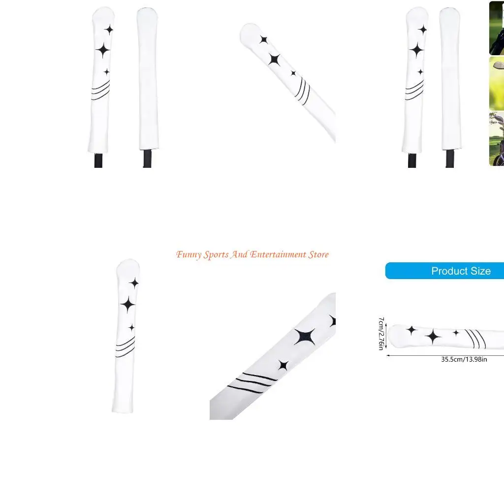 

C4DE водонепроницаемый чехол для выравнивания палочки со звездным узором, ПУ протектор для клюшек, аксессуары для гольфа