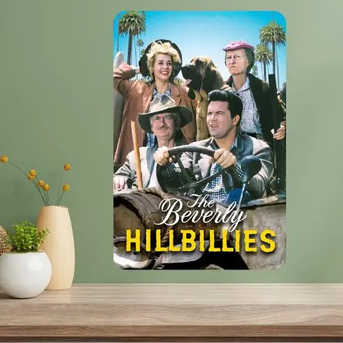 Beverly Hillbillies Metal TV Show Poster Sign