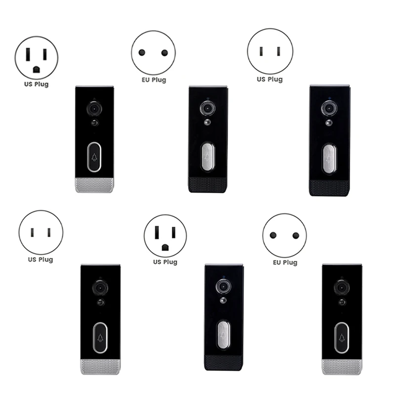 Tuya Smart Home Doorbell Camera Waterproof Wifi Video Intercom 1080P Outdoor Security Protection Two Way Audio