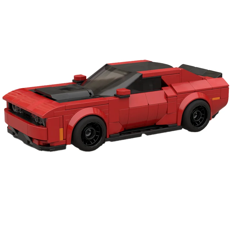 

2024 Dodge City Car Classic Speed Champion Building Blocks Model Children's Toy Racing Car Gift