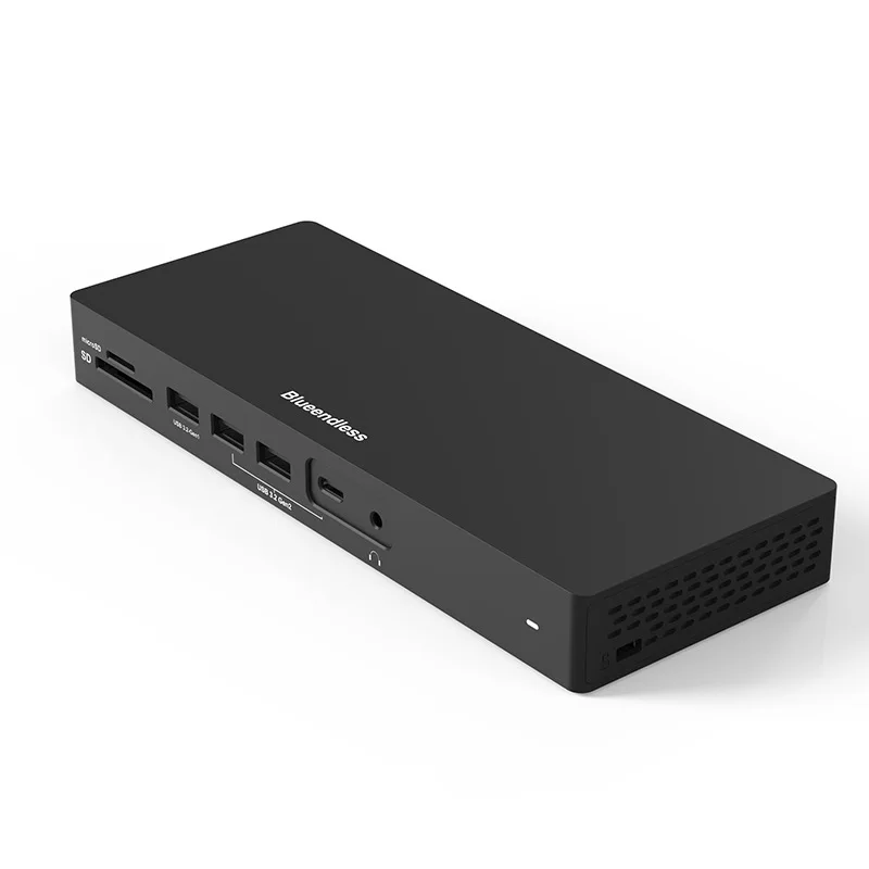 

Typec docking station dual HDMI DP five-screen special display usb3.2 hub gigabit network port, notebook converter
