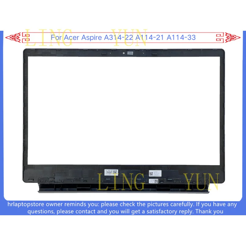 Z   New For Acer Aspire A314-22 A114-21 A114-33 LCD Front Bezel EAZ8E003010 Black