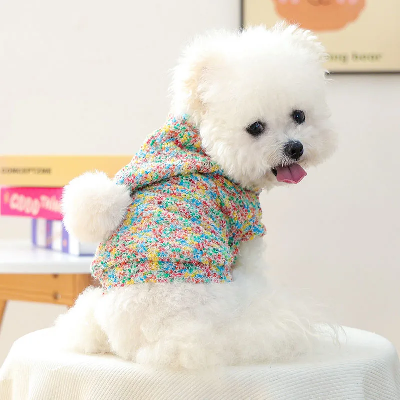 

Warm Dog Clothes Autumn Winter Hooded Coat Jacket For Small Dogs Pug Dachshund Chihuahua Short Sleeve Costume Jacket Apparels XS