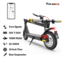 5TH WHEEL W09S Commuting Electric Scooter – 700W Peak Motor, 25KM/H, 32-35KM, 10\