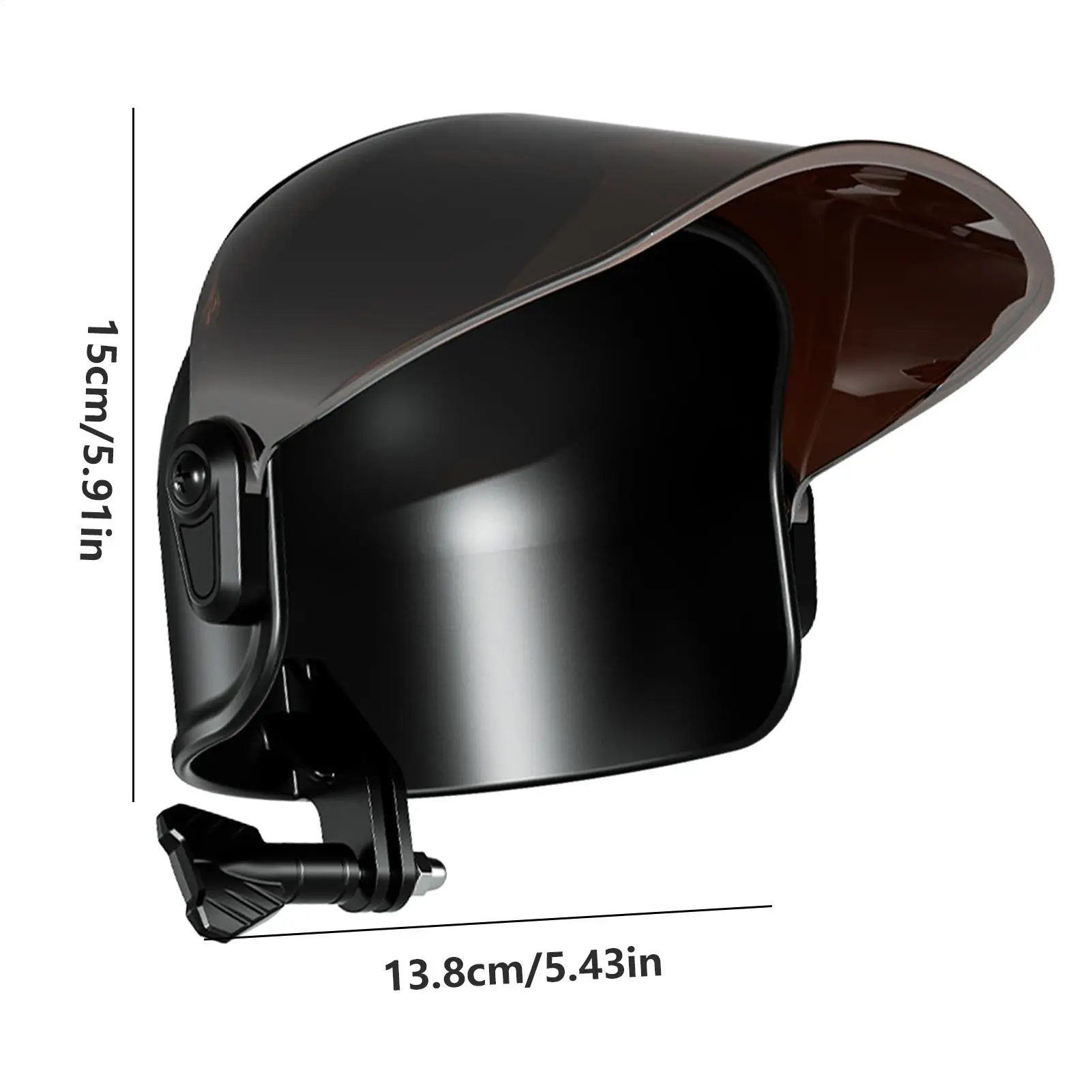 Cycling Phone Holder Sunshade Phone Top Mount Sunshade for Motorcycle Cycling Keeps out Rain Increase Cycling Safety Phone ﻿ view 6