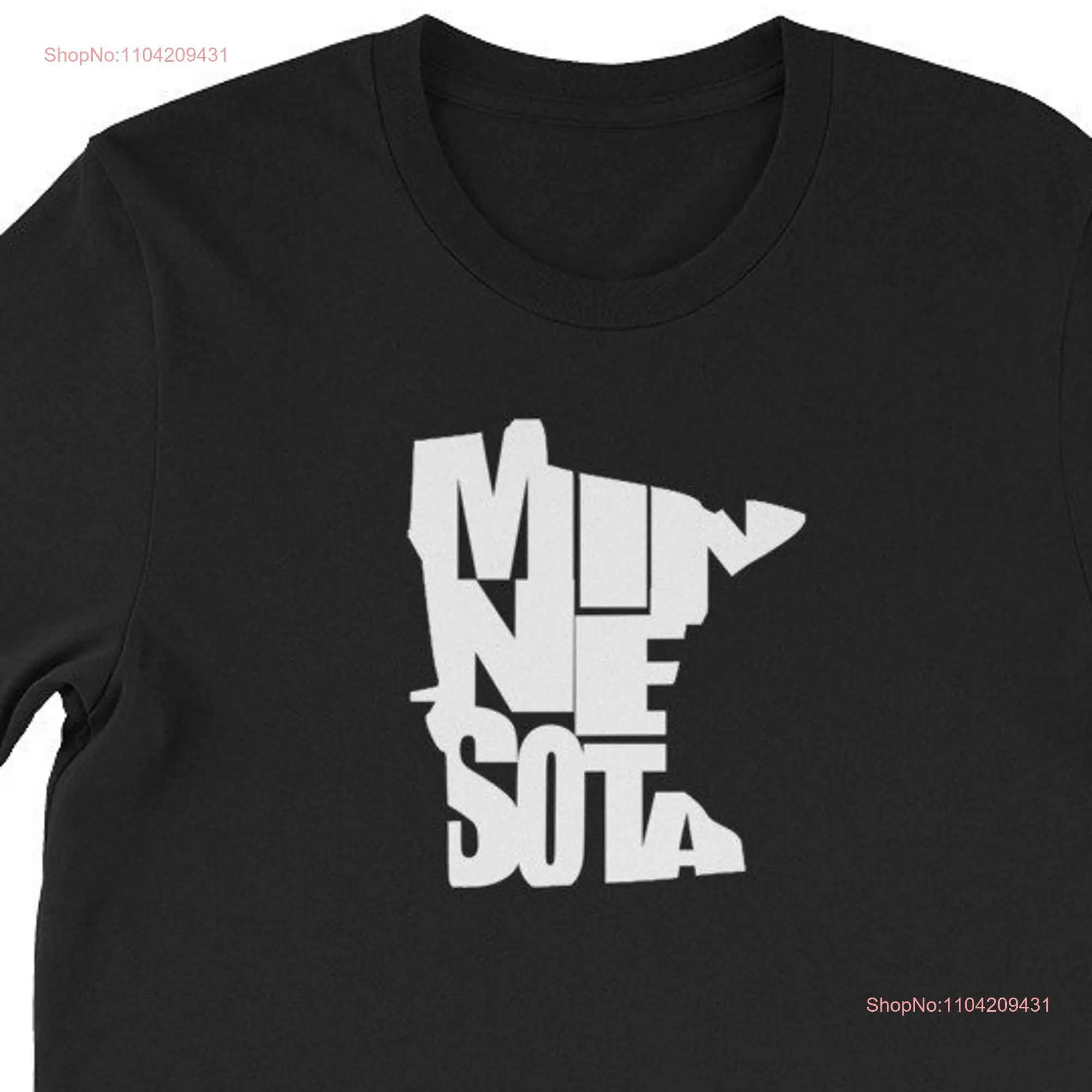 Minnesota T shirt long or short sleeves