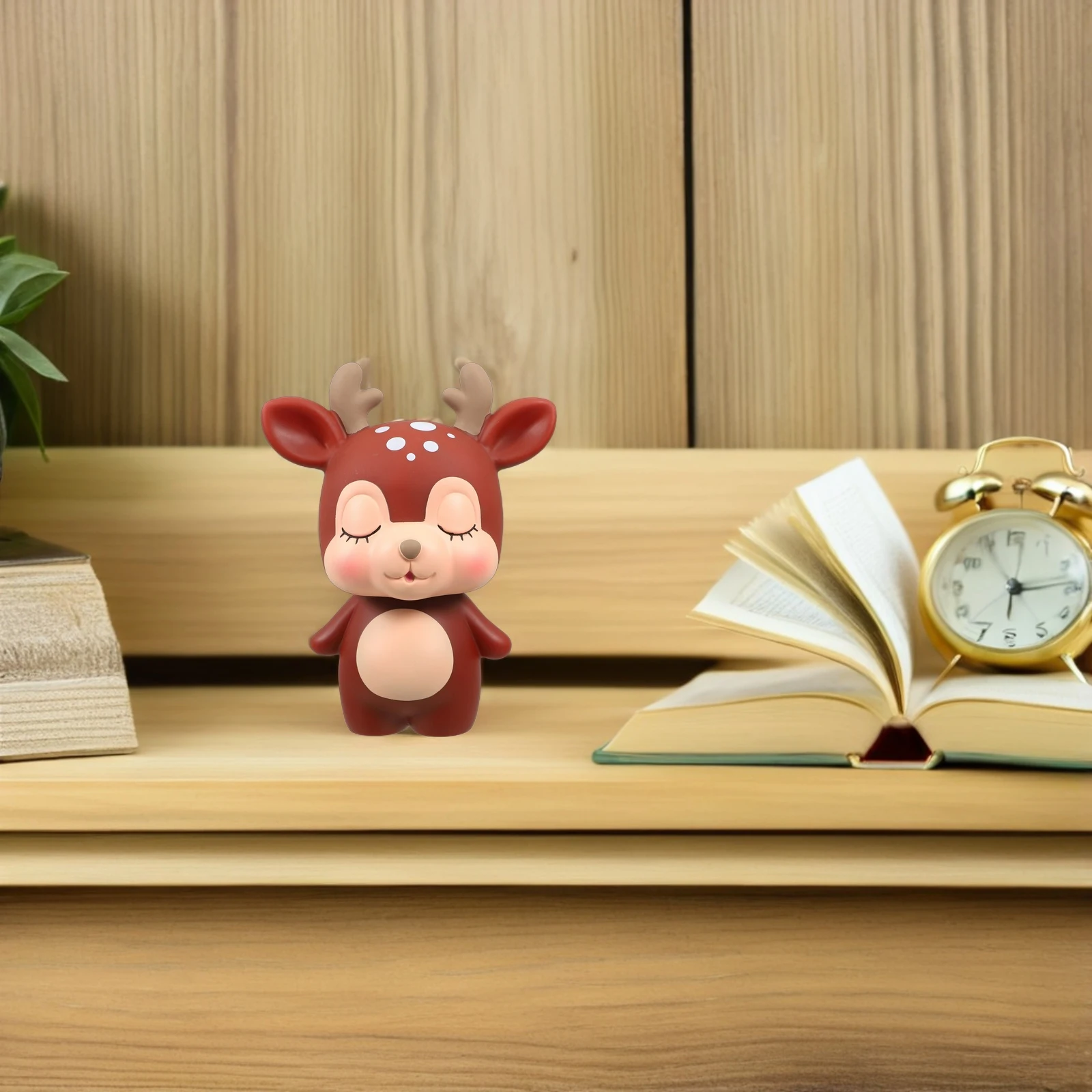 

Creative Deer Coin Bank Cartoon Piggy Bank Plastic Money Box For Adults Saving Coins Bedroom Living Room Decoration Gift