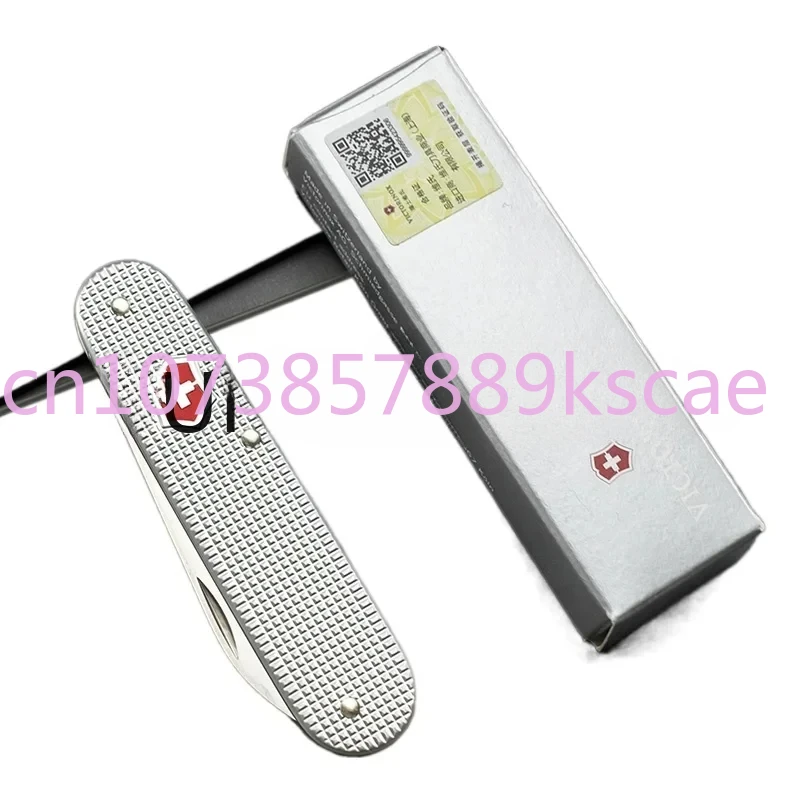 

2023NEW Swiss army knife 0.2300.26 aluminum face feather weight boxer 84mm sergeant knife portable genuine Swiss knife