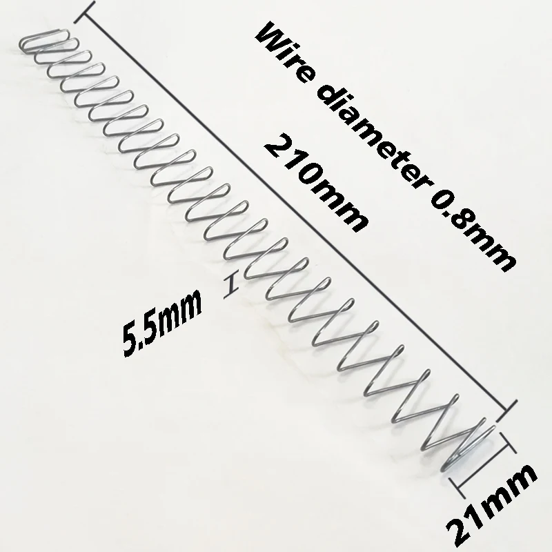 

Backspring Pressure Return Rectangular Compression Spring Wire Dia 0.8mm