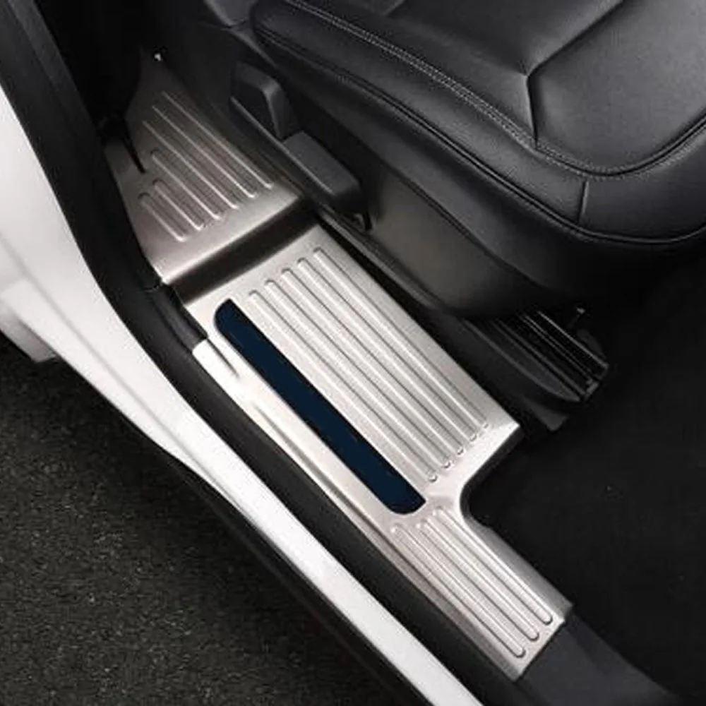 For Ford Explorer U625 2019 2020 2021 Car Styling Cover Stainless Steel Pedal Door Sill Scuff Plate Cover Inner Built Threshold