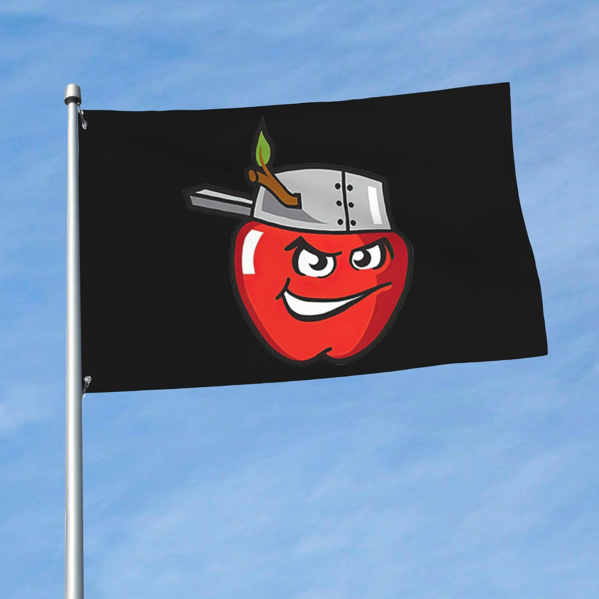 Tomato Apple Flag 3x5Ft 4x6Ft Durable Polyester Outdoor Flag for Garden Parades Parties