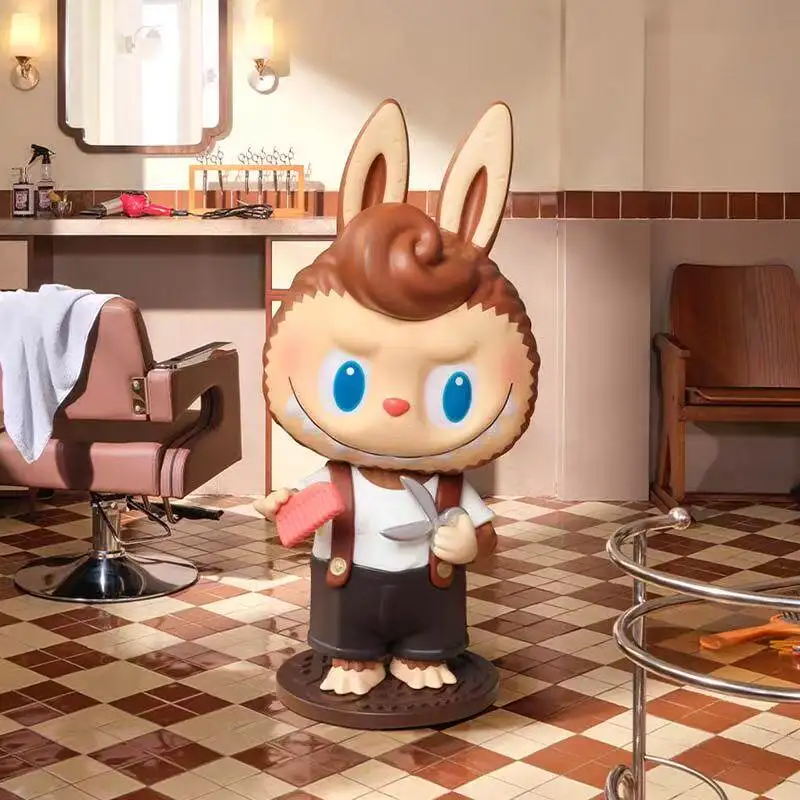 POP MART THE MONSTERS Hair Salon Series Labubu Blind Box Mysterious Box Surprise Box Collectible Figurines Toys Kids Gift view 2