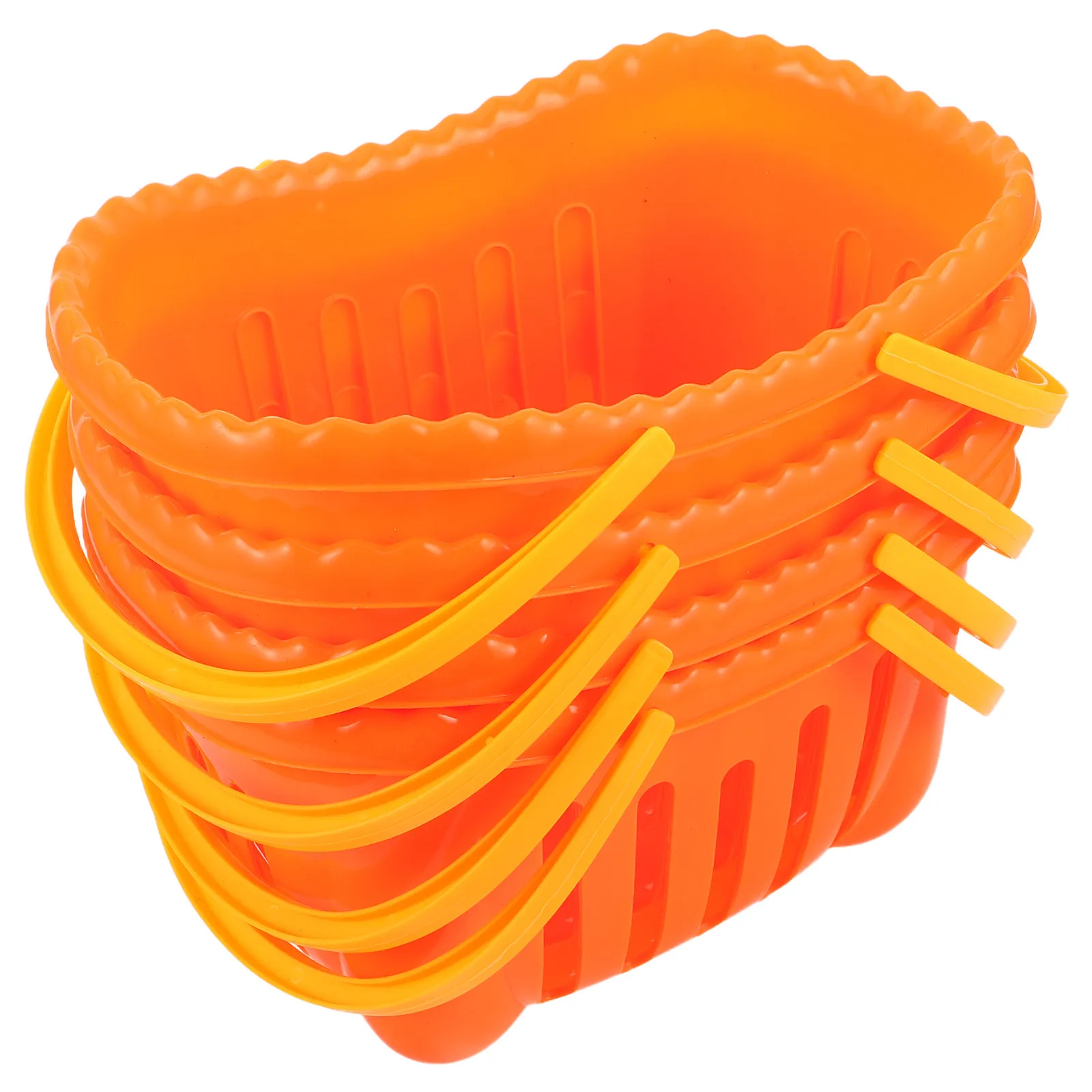 

4Pcs Kids Play Shopping Basket Set Pretend Grocery Store Role Play Accessories for Children Develops Problem Solving Skills