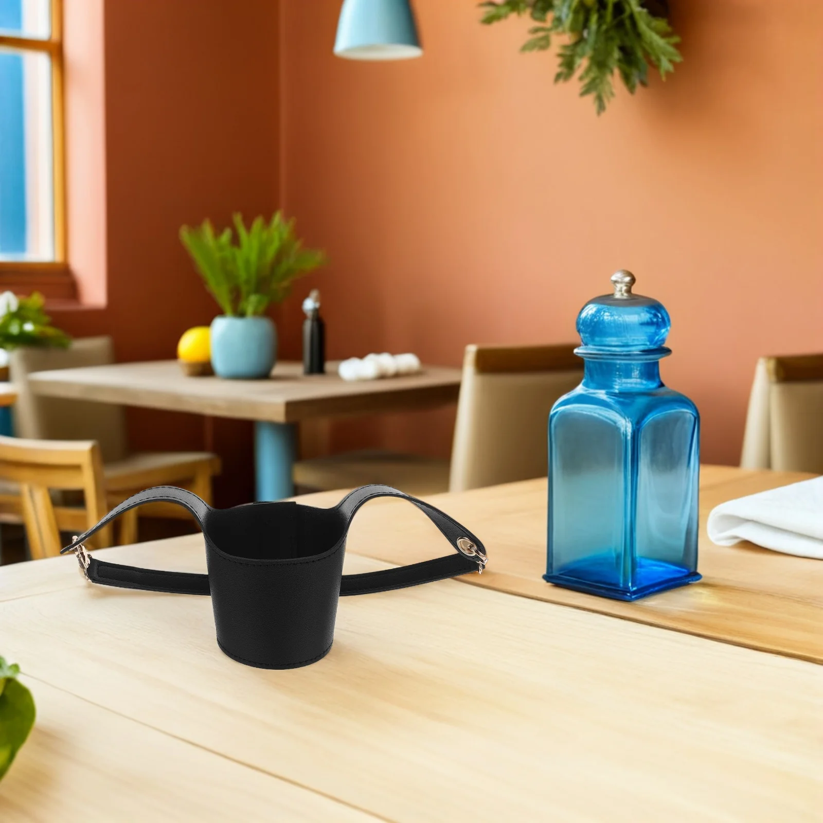 

2 PCS Cups Handheld Drink Set Beverage Insulation Cover Bottle Coffee Sleeve Covers for Drinks Holder Black