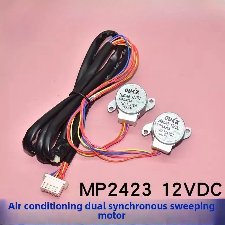 

MP2423 24BYJ48 для кондиционера Midea 3 л.с., мотор вентилятора с двойным направляющим валом, 12В