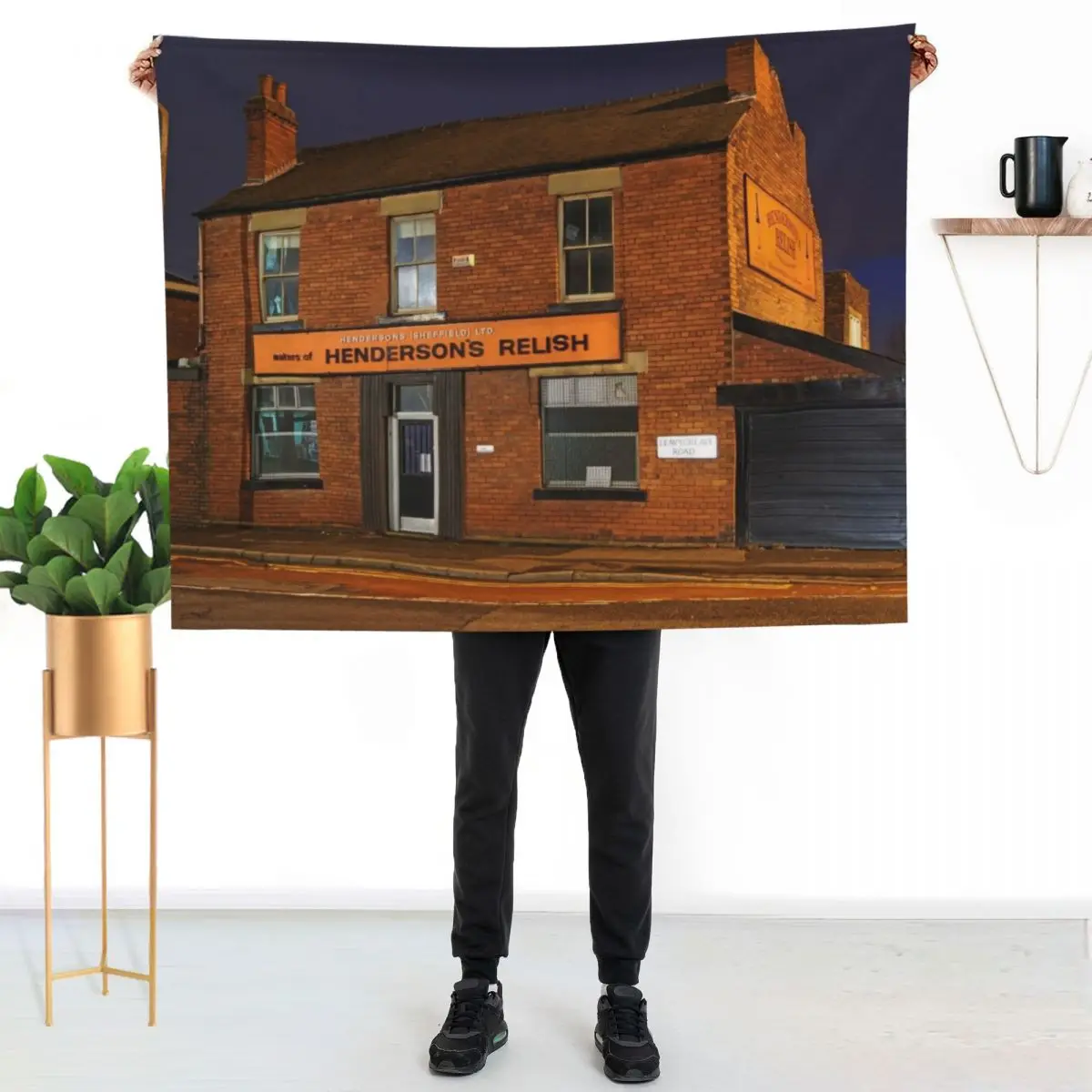 Henderson's Relish Old Building Throw Blanket For Baby Fashion Sofas Picnic For Decorative Sofa Beautifuls Blankets